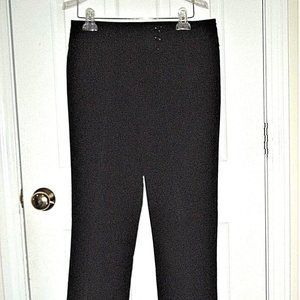 ladies size 6 black Counterparts wide waist pants